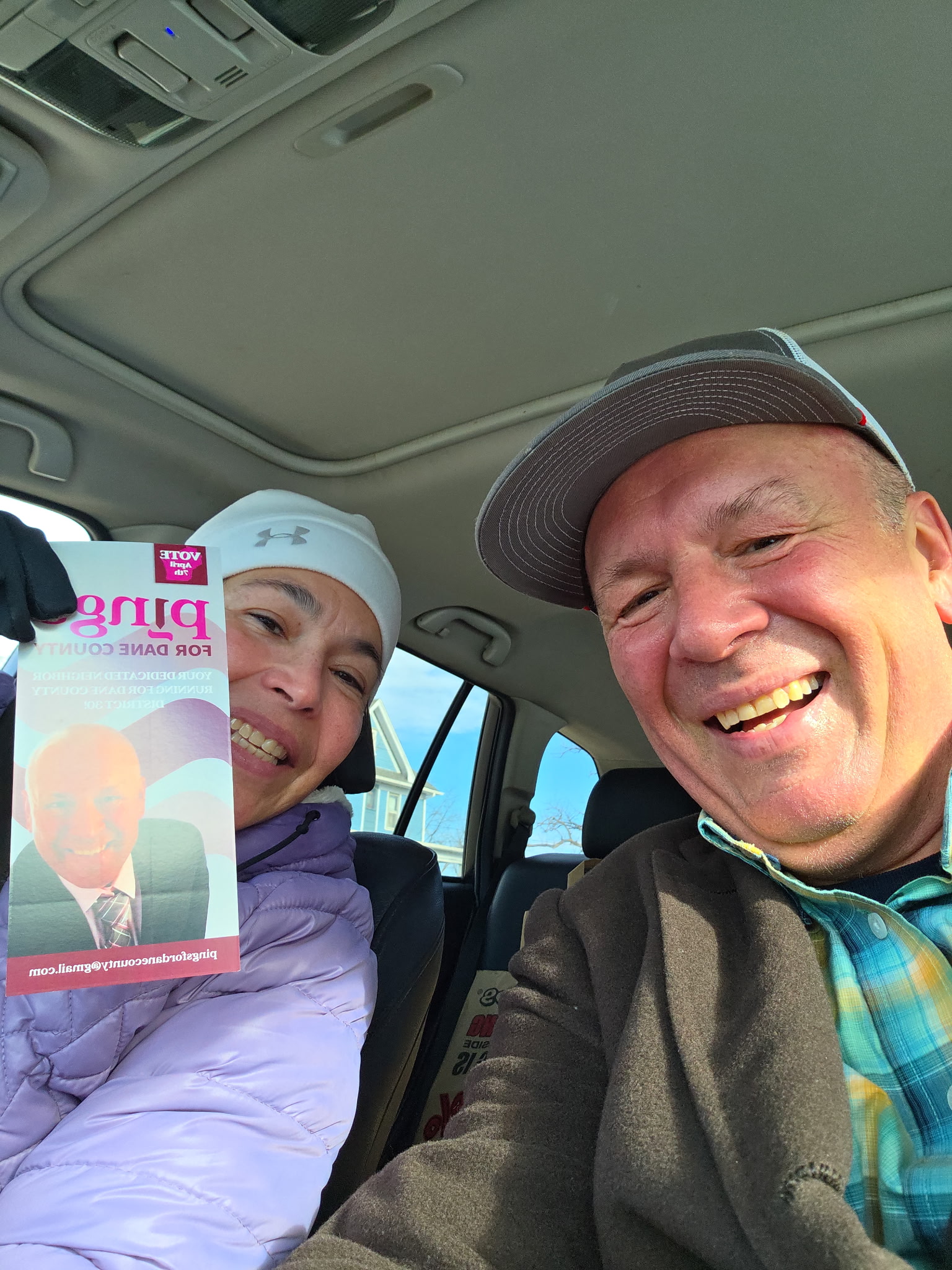 Jeremy Pings out on the campaign trail